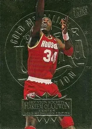 1995-96 Ultra #70 Gold Medallion Hakeem Olajuwon