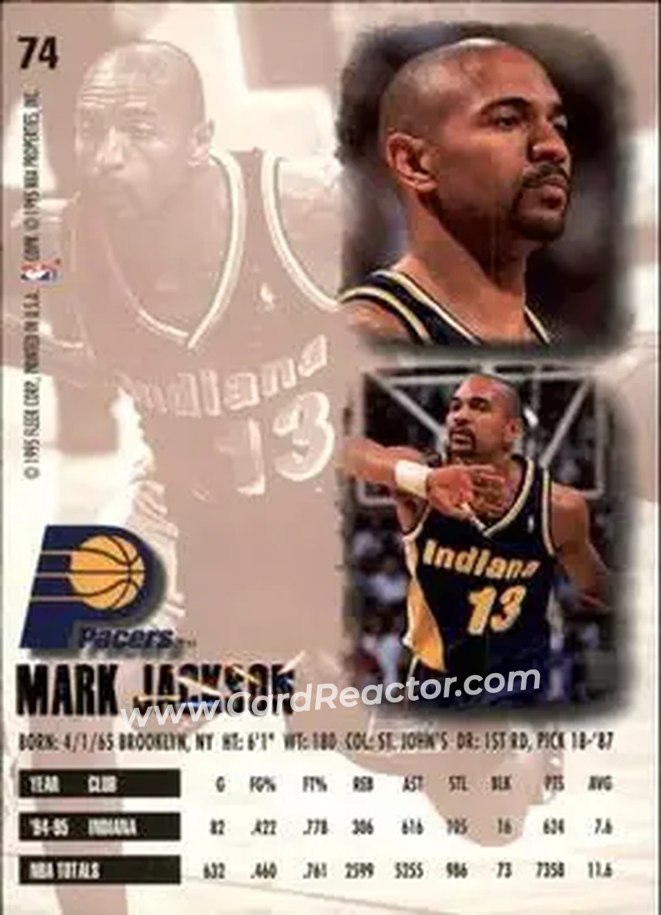 Back of Mark Jackson