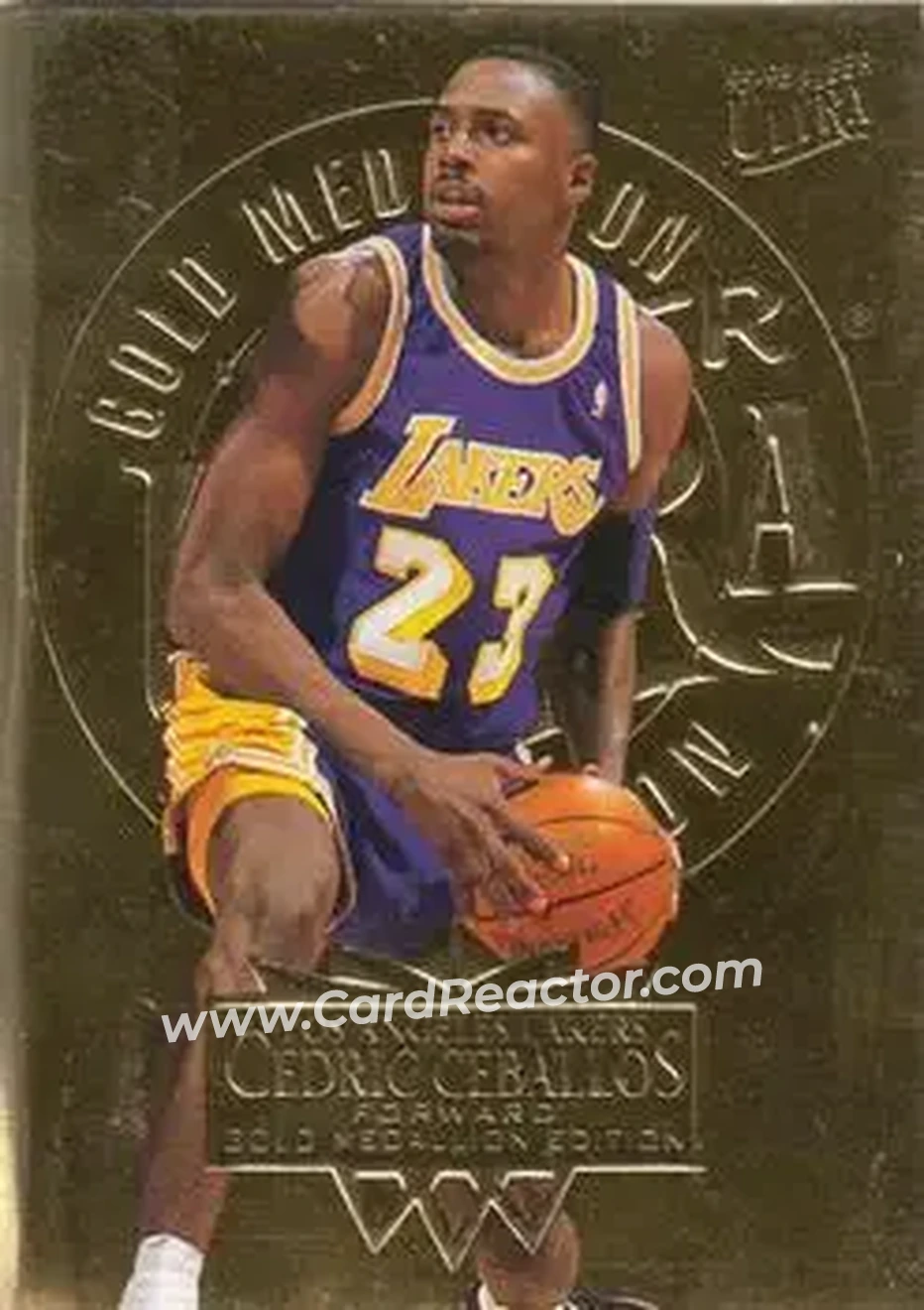 Front of Cedric Ceballos