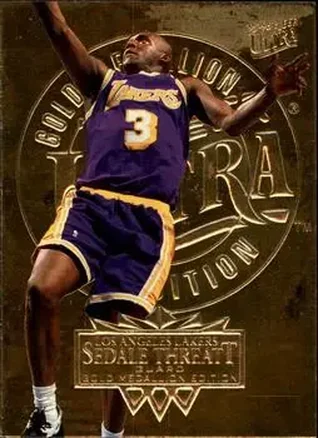 1995-96 Ultra #91 Gold Medallion Sedale Threatt