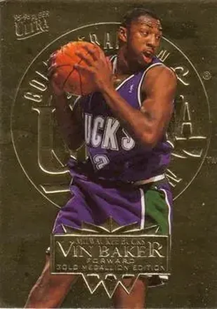 1995-96 Ultra #100 Gold Medallion Vin Baker
