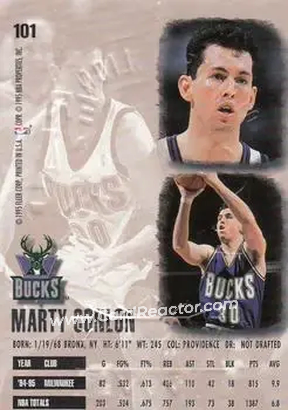 Back of Marty Conlon
