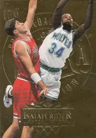 1995-96 Ultra #108 Gold Medallion Isaiah Rider