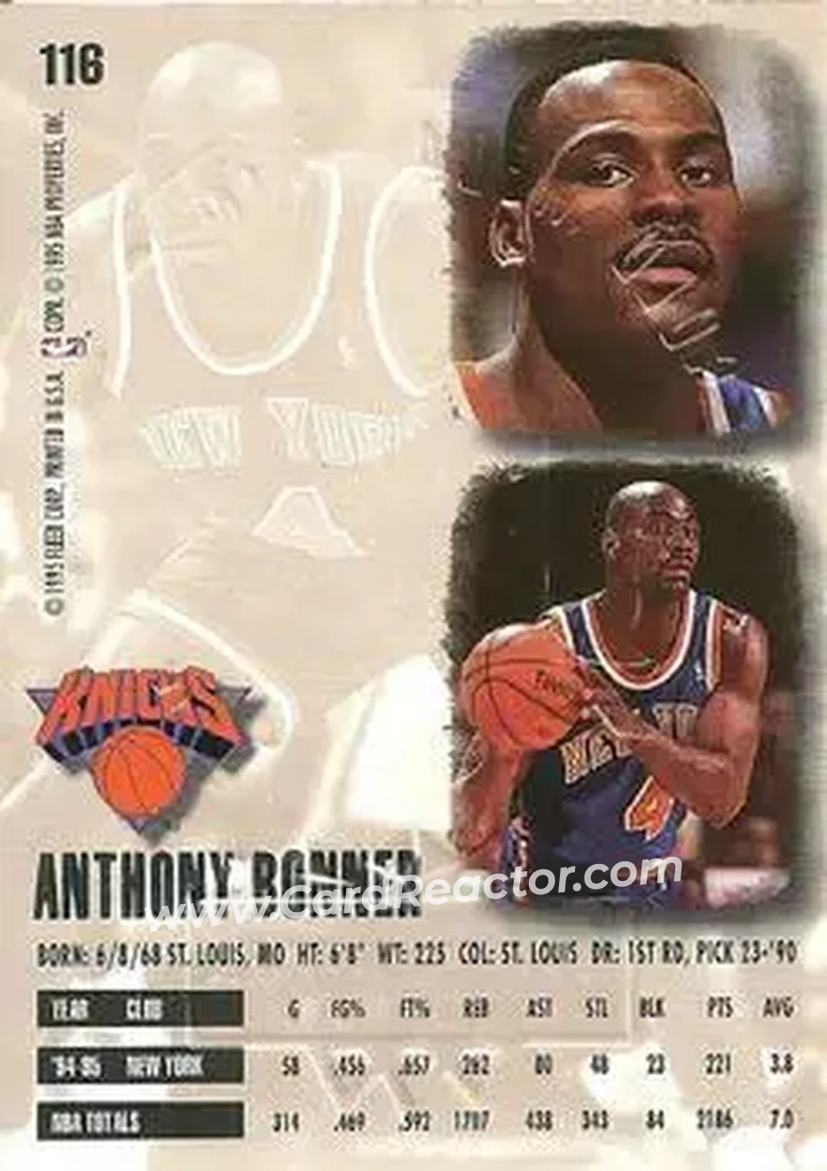 Back of Anthony Bonner