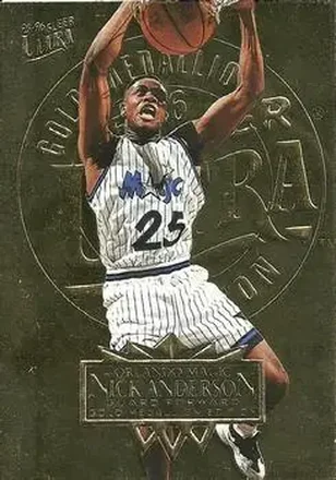 1995-96 Ultra #123 Gold Medallion Nick Anderson