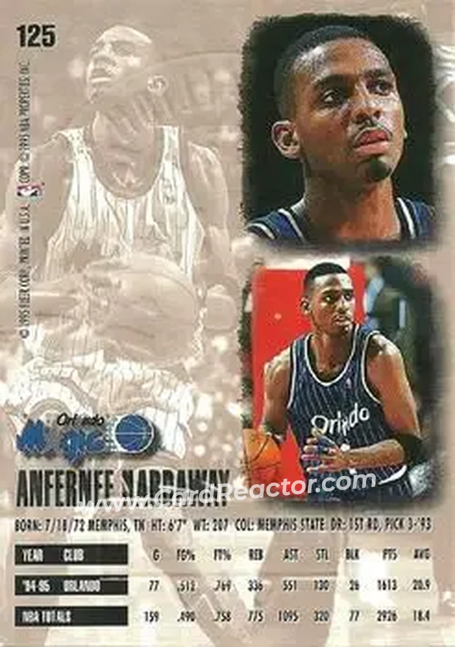 Back of Anfernee Hardaway