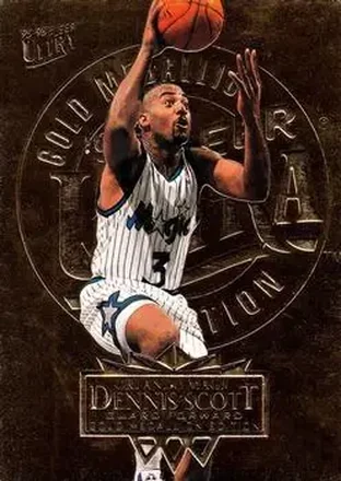 1995-96 Ultra #128 Gold Medallion Dennis Scott