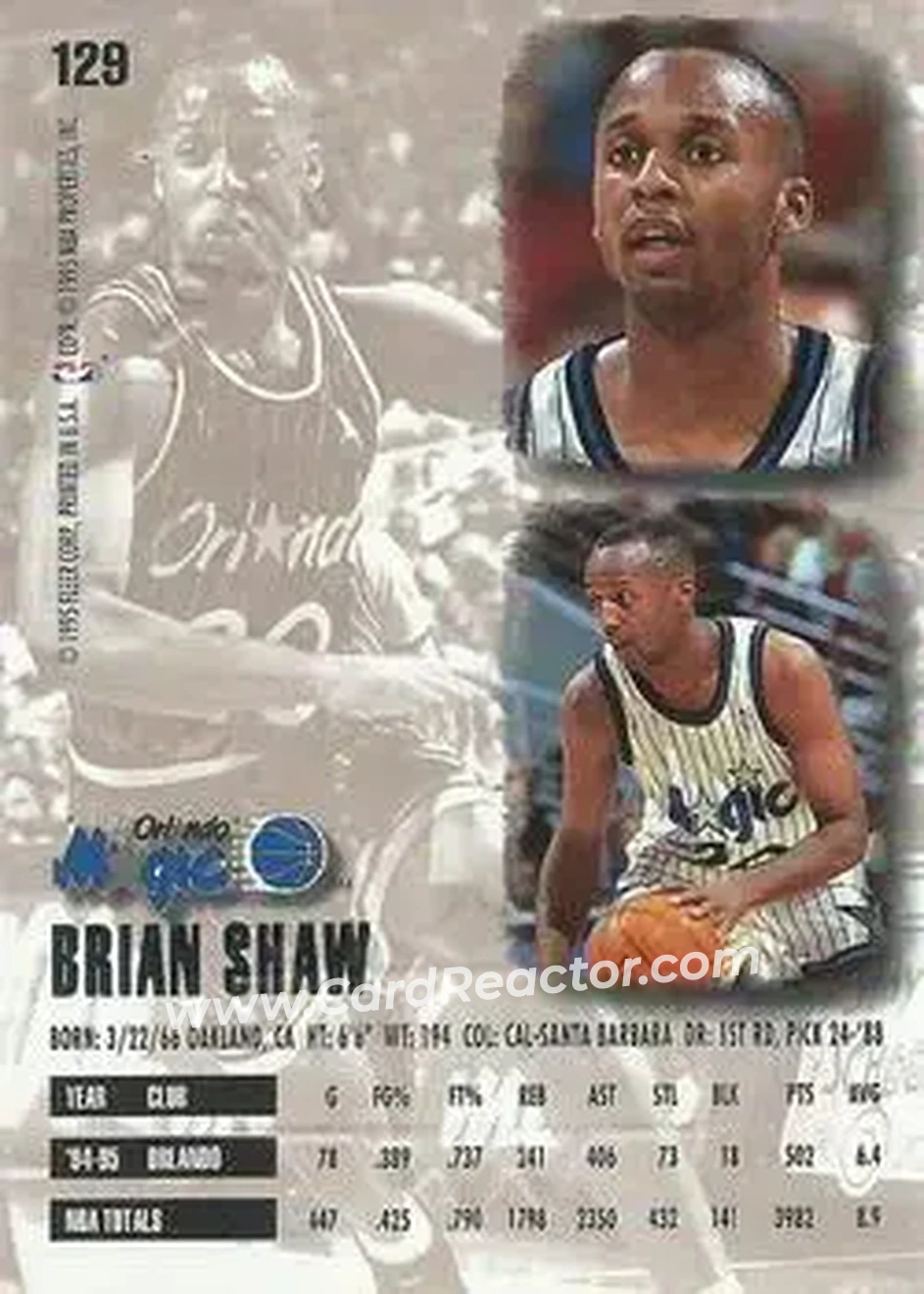 Back of Brian Shaw