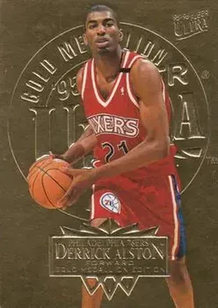 1995-96 Ultra #130 Gold Medallion Derrick Alston
