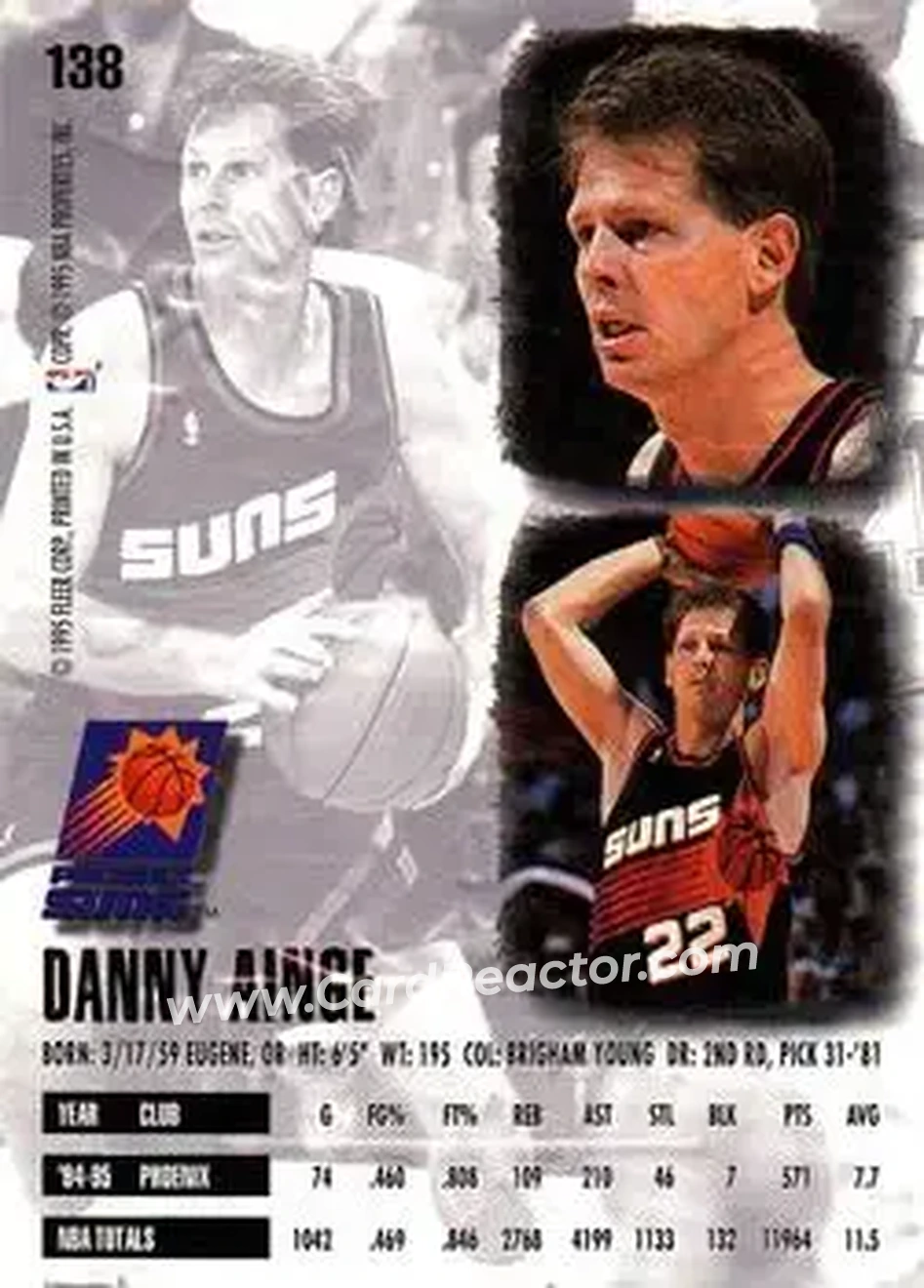 Back of Danny Ainge