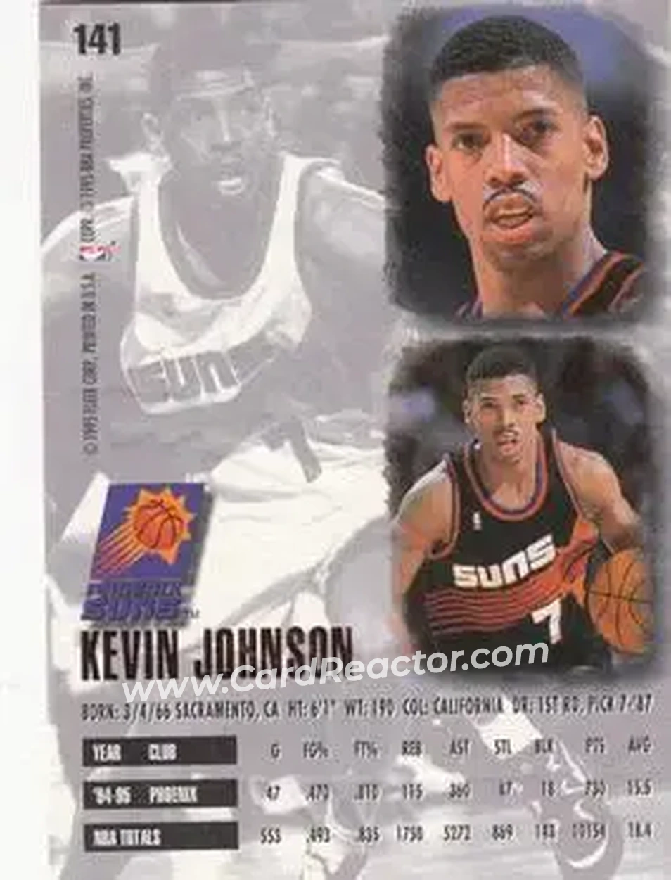 Back of Kevin Johnson