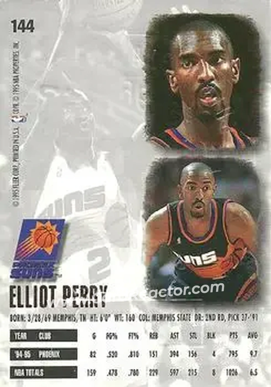Back of Elliot Perry