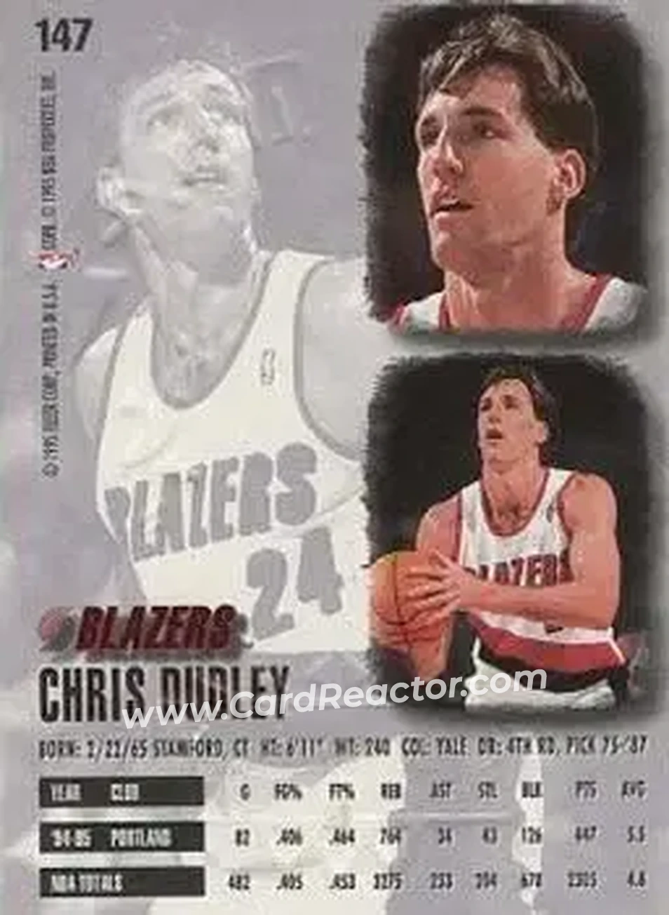 Back of Chris Dudley