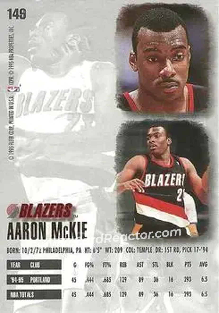 Back of Aaron McKie