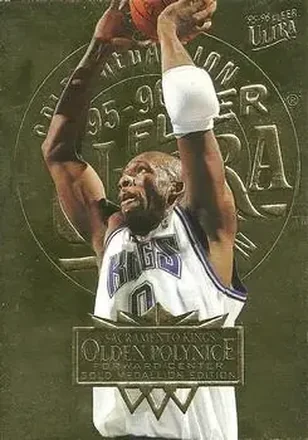 1995-96 Ultra #157 Gold Medallion Olden Polynice