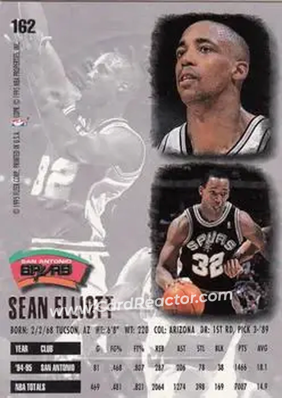 Back of Sean Elliott