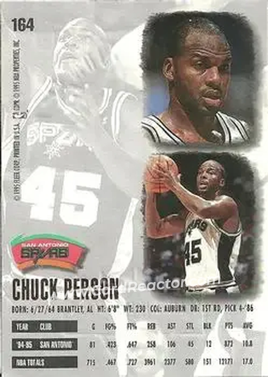 Back of Chuck Person