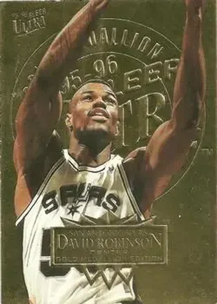 1995-96 Ultra #167 Gold Medallion David Robinson