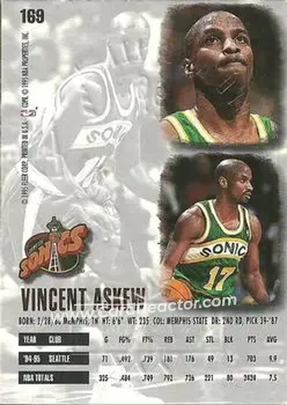 Back of Vincent Askew