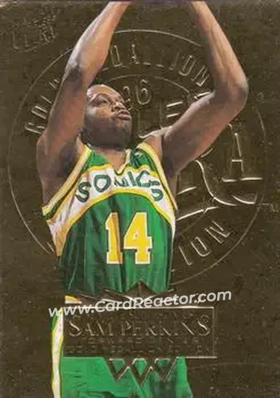 Front of Sam Perkins