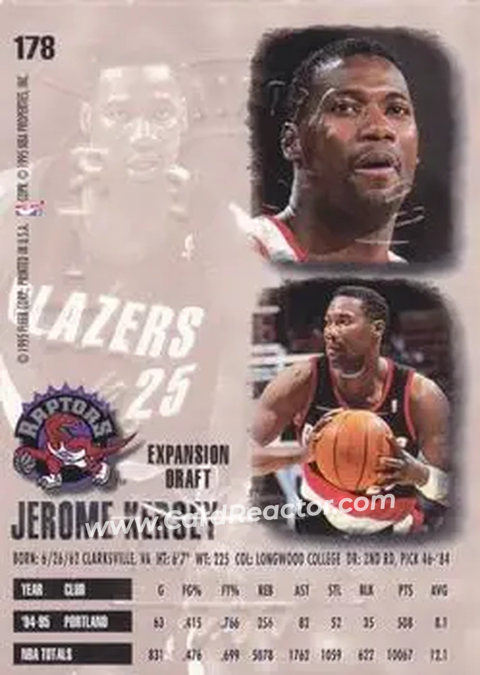 Back of Jerome Kersey