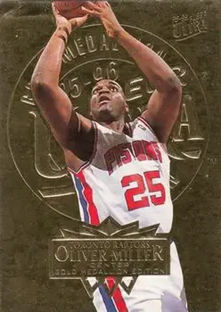 1995-96 Ultra #180 Gold Medallion Oliver Miller