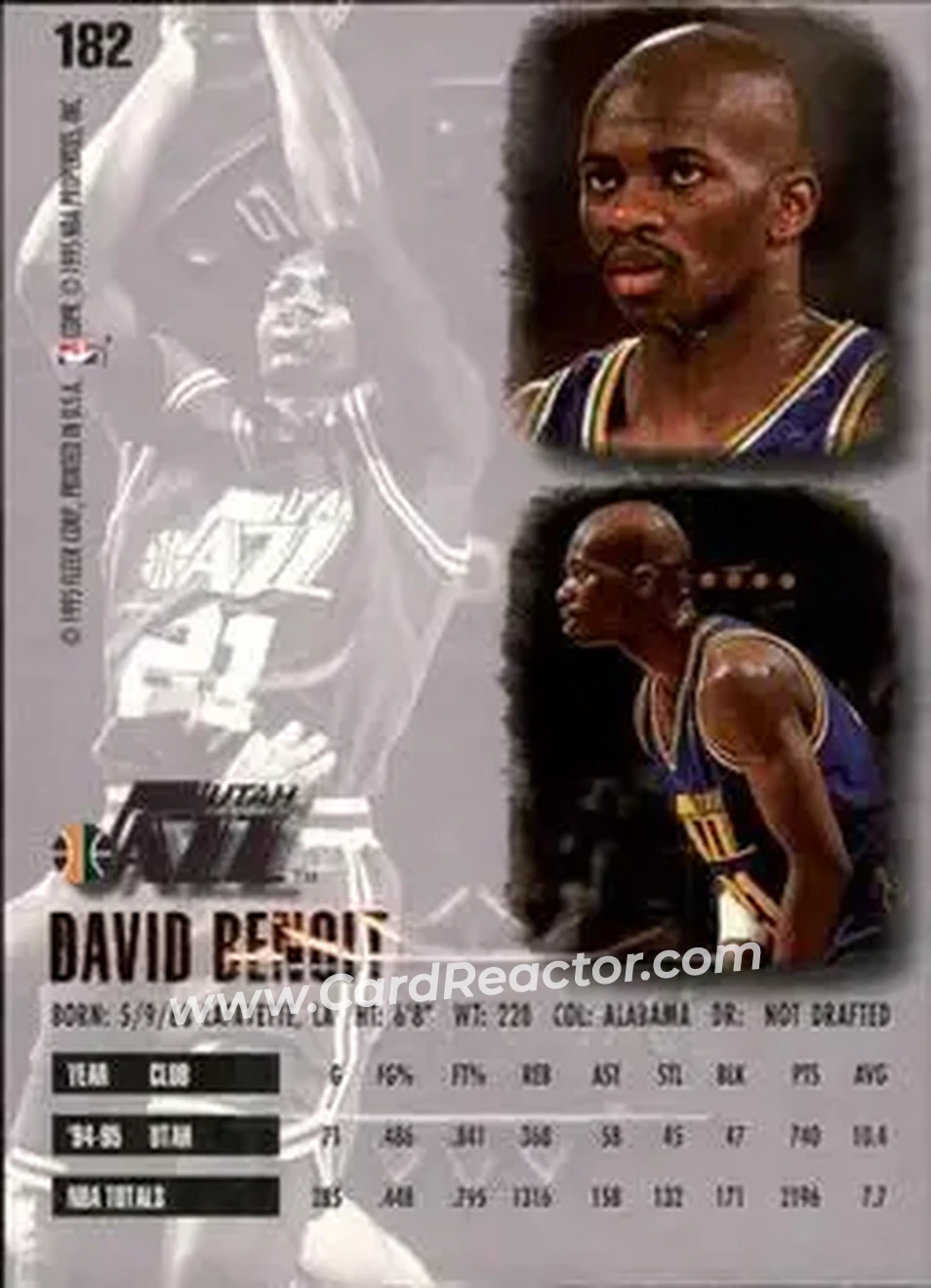 Back of David Benoit