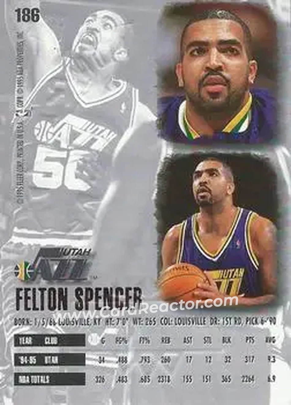 Back of Felton Spencer