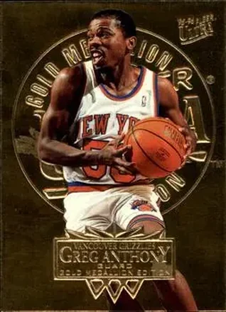 1995-96 Ultra #188 Gold Medallion Greg Anthony
