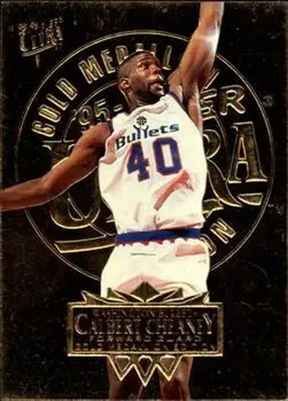 1995-96 Ultra #191 Gold Medallion Calbert Cheaney