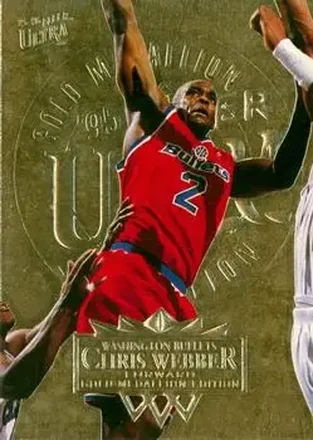 1995-96 Ultra #197 Gold Medallion Chris Webber