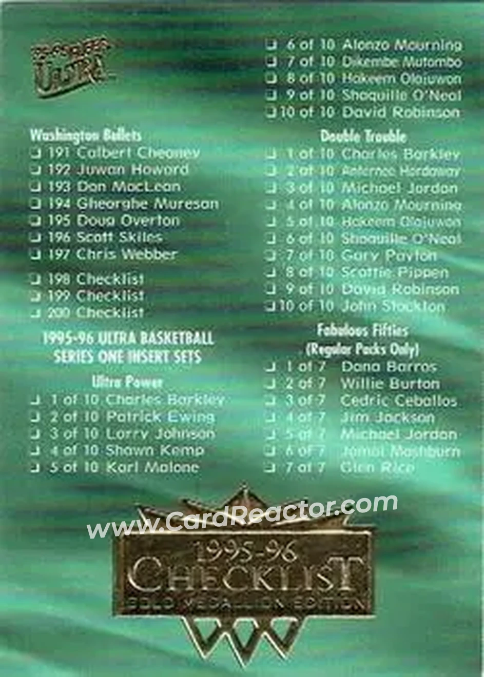 Front of Card #200