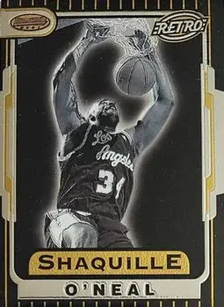 1996-97 Bowman's Best #TB8 Shaquille O'Neal