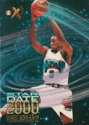 1996-97 E-X2000 #1 Star Date 2000 Shareef Abdur-Rahim