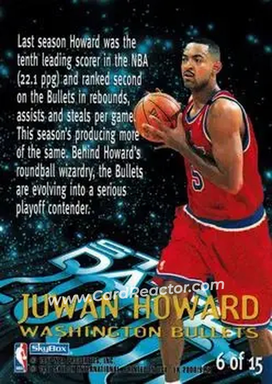 Back of Juwan Howard