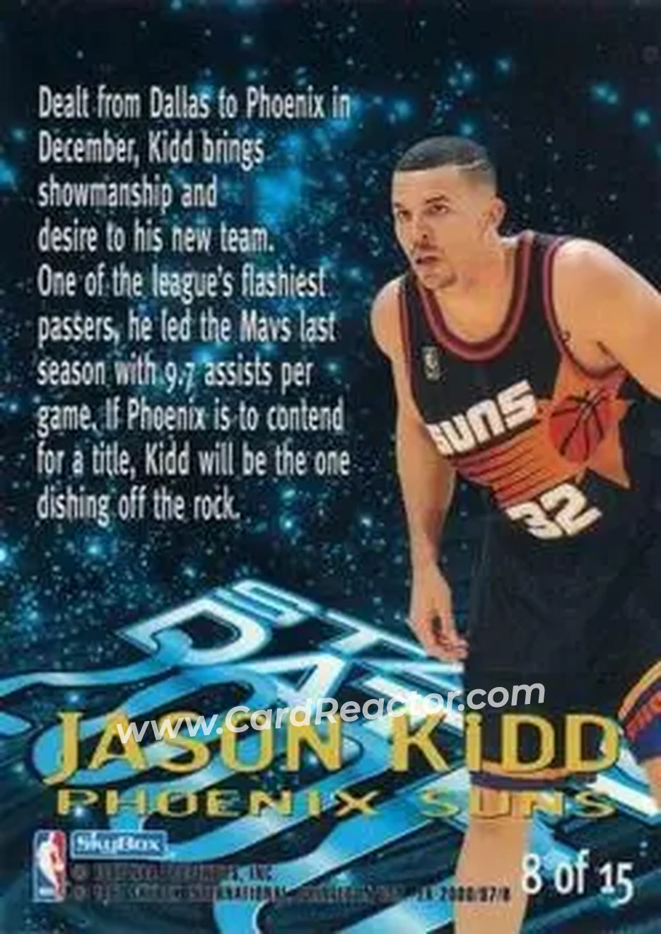 Back of Jason Kidd