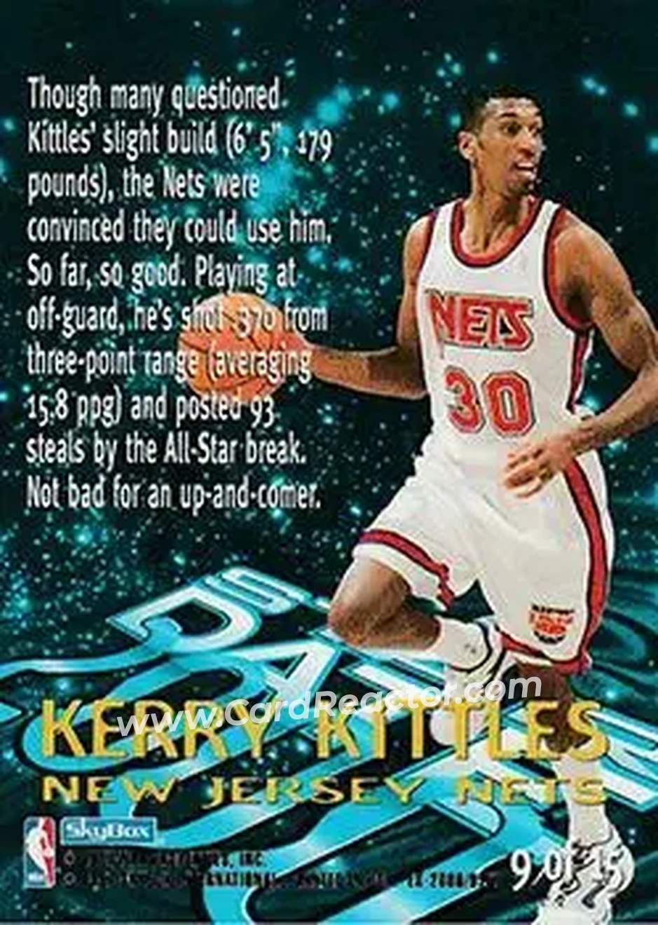 Back of Kerry Kittles