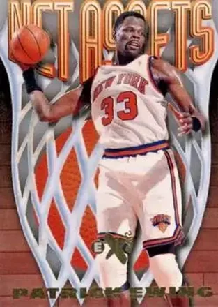 1996-97 E-X2000 #3 Net Assets Patrick Ewing
