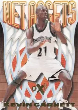 1996-97 E-X2000 #4 Net Assets Kevin Garnett