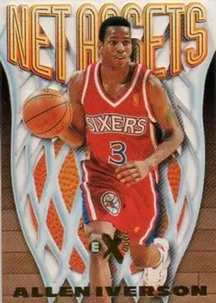 1996-97 E-X2000 #7 Net Assets Allen Iverson