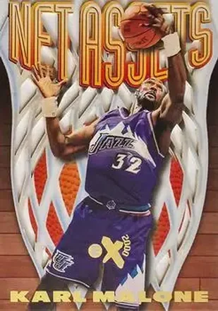1996-97 E-X2000 #11 Net Assets Karl Malone