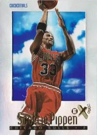 1996-97 E-X2000 #10 Credentials Scottie Pippen