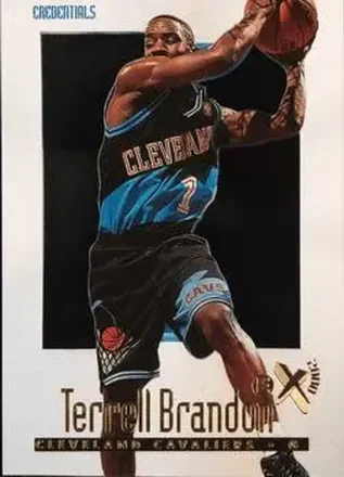 1996-97 E-X2000 #12 Credentials Terrell Brandon