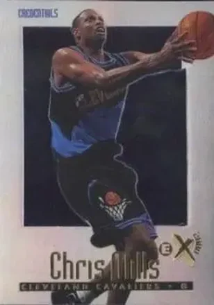 1996-97 E-X2000 #13 Credentials Chris Mills