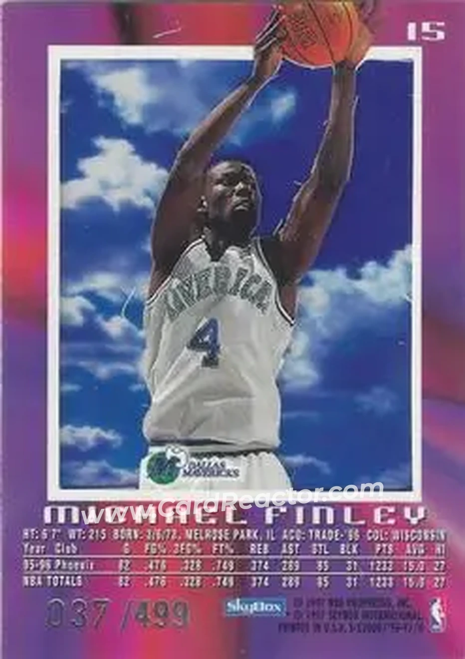 Back of Michael Finley