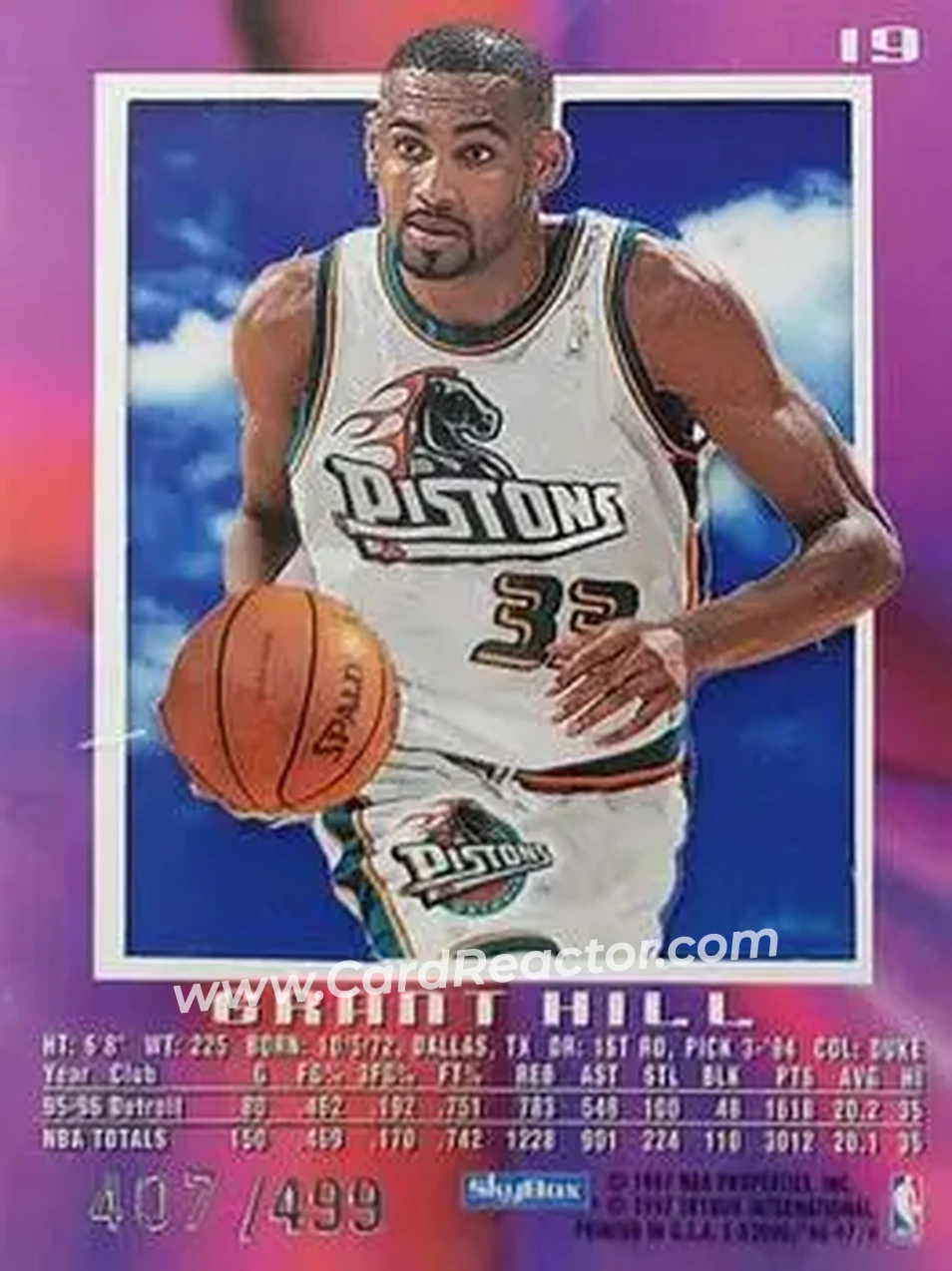 Back of Grant Hill