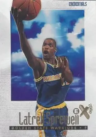 1996-97 E-X2000 #22 Credentials Latrell Sprewell