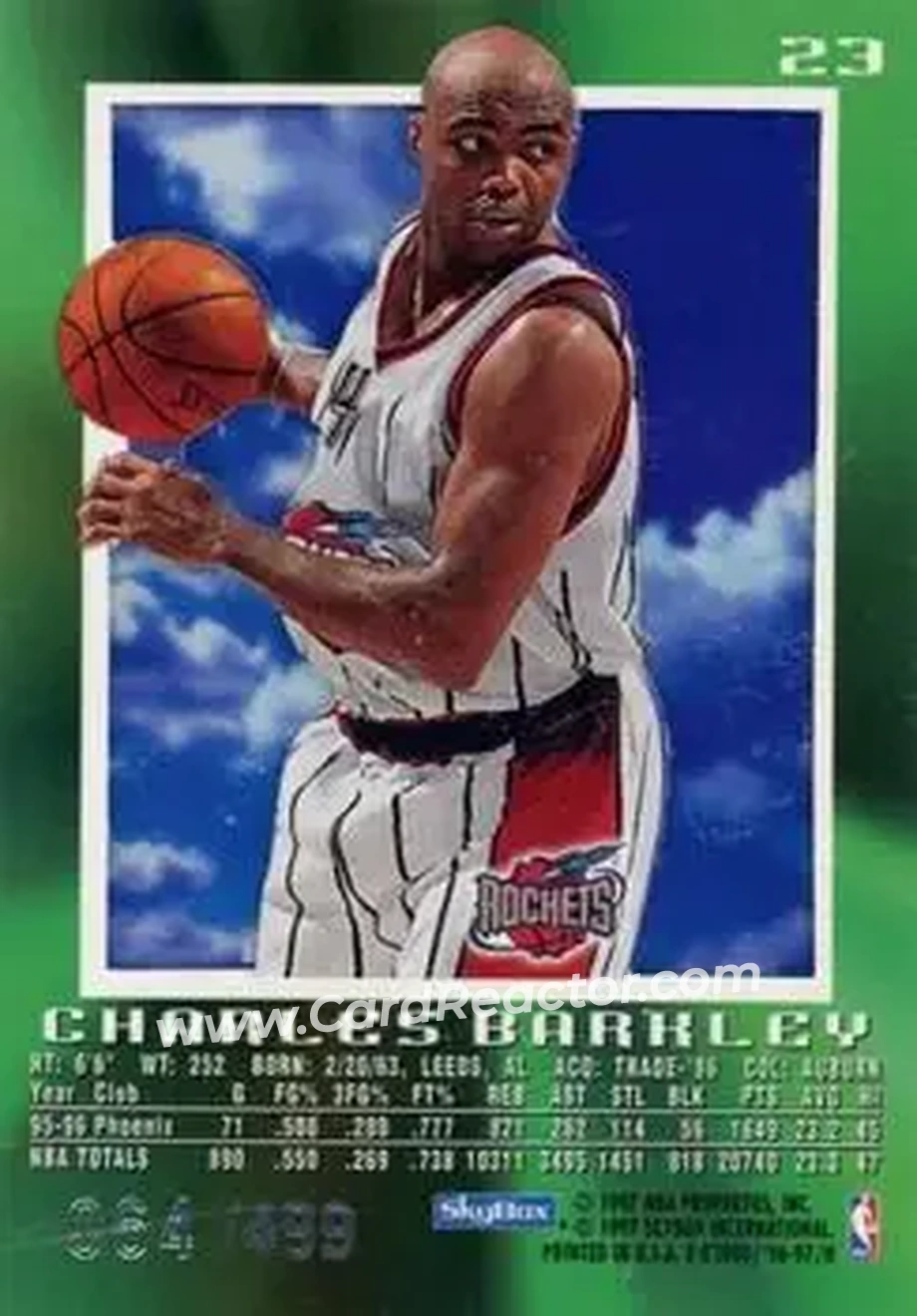 Back of Charles Barkley