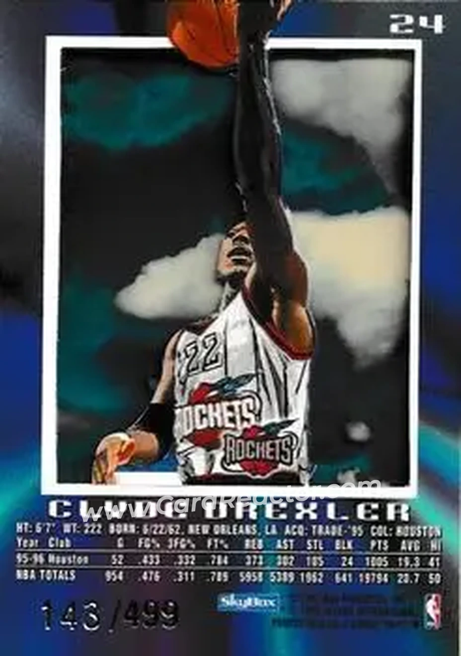 Back of Clyde Drexler