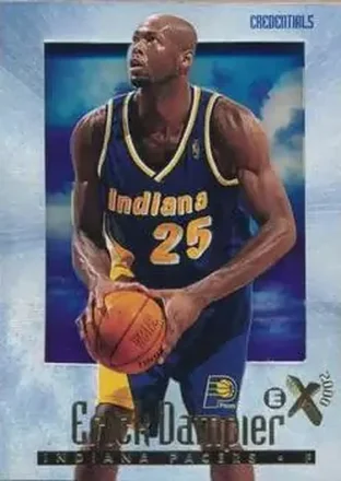 1996-97 E-X2000 #26 Credentials Erick Dampier